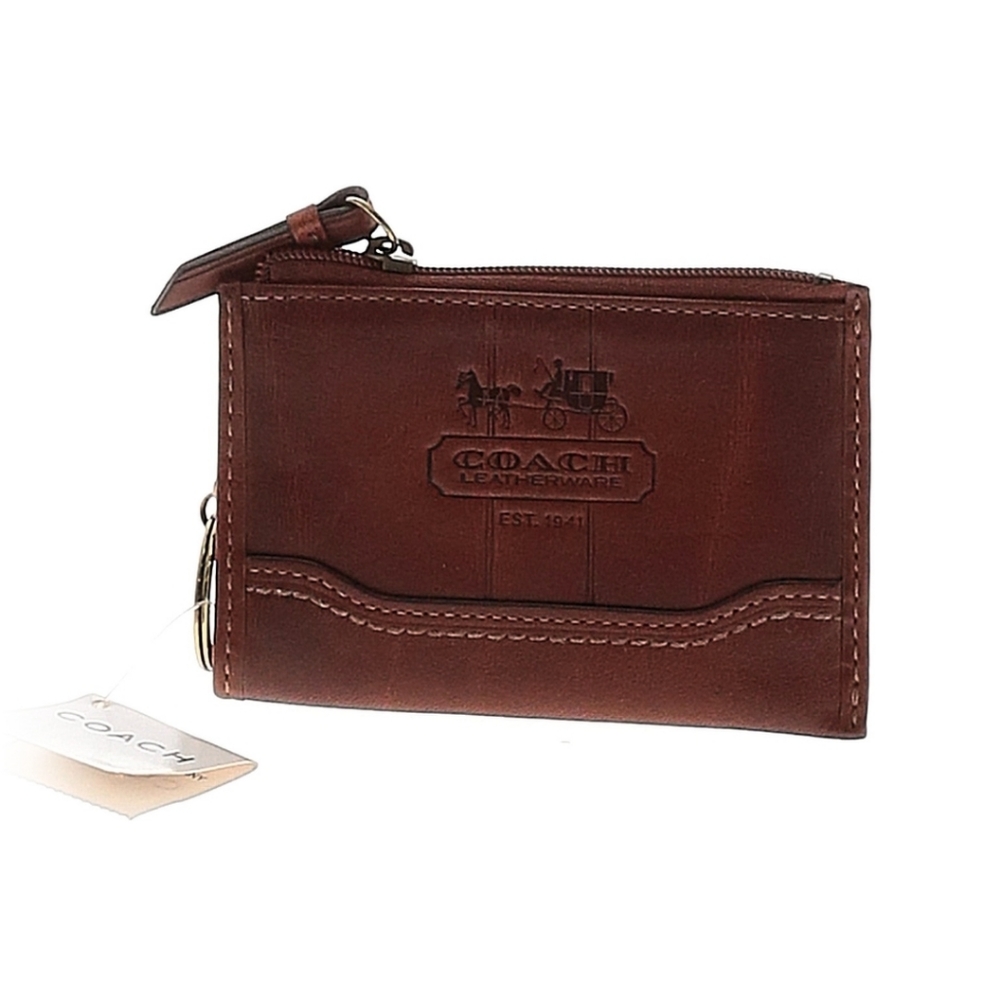 Coach Burnished Leather Wallet